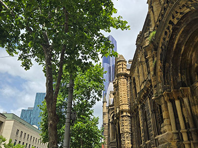 メルボルンの街並み