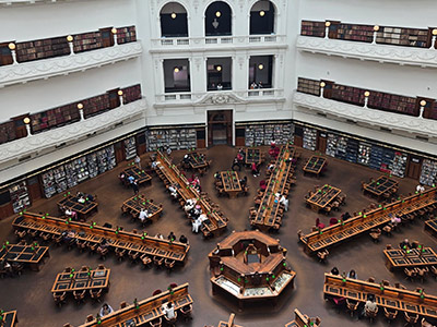 ビクトリア州立図書館の閲覧室