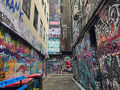 メルボルンのストリートアート