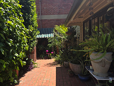 ホームステイ先の外観