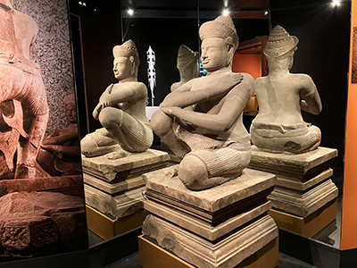 ロイヤルBC博物館でカンボジア展をやっていました。