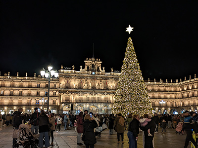 クリスマスのときの、plaza mayor。