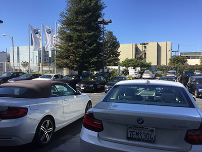 インターンシップの派遣先、BMW of San Francisco。